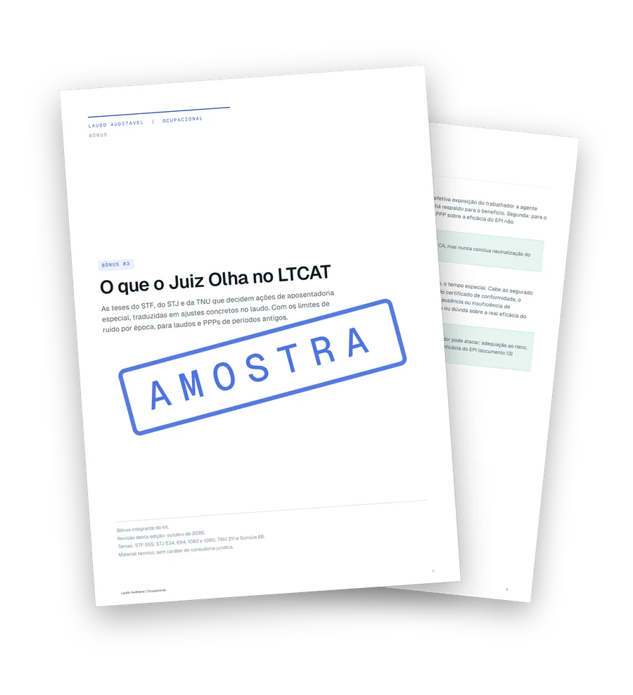 O que o Juiz Olha no LTCAT.